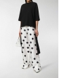 Black and white polka dot high waist wide leg palazzo pants Retail price €665 Size XXS