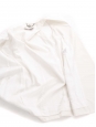 Robe courte en shantung blanc broderie asymétrique Taille 36