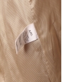 Manteau trench en coton beige camel et boutons écaille Px boutique 450€ Taille 36