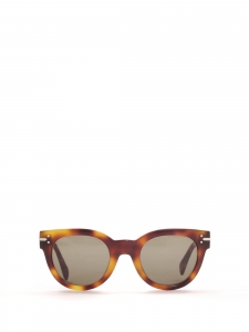 Brown tortoiseshell dark havana round sunglasses CL 41040/S Retail price 360€