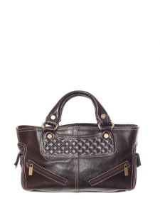 Brown and gold brass BOOGIE handbag Retail price $1100
