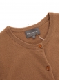 Camel brown cashmere round neck sweater Retail price €240 Size S/M