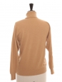 Camel brown cashmere wool turtleneck sweater Size 36