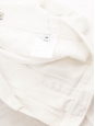 High waist white fluid crêpe tailored pants Retail price €650 Size 34