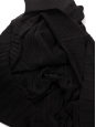 Sleeveless round neck pleated knit mini dress Retail price €1100 Size M