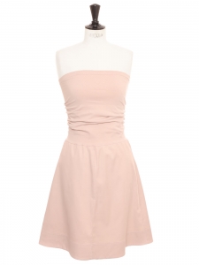Robe bustier ou jupe taille haute stretch rose poudre Prix boutique 140€ Taille 36