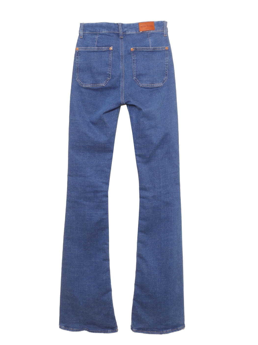 MIH Bright blue denim Bodycon Marrakesh high kick Flare Jeans Retail price €240 Size 25