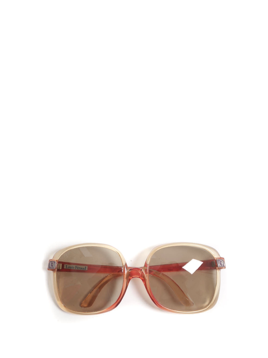 Boutique LOUIS FÉRAUD Red, orange, and yellow oversized sunglasses Retail  price 200€