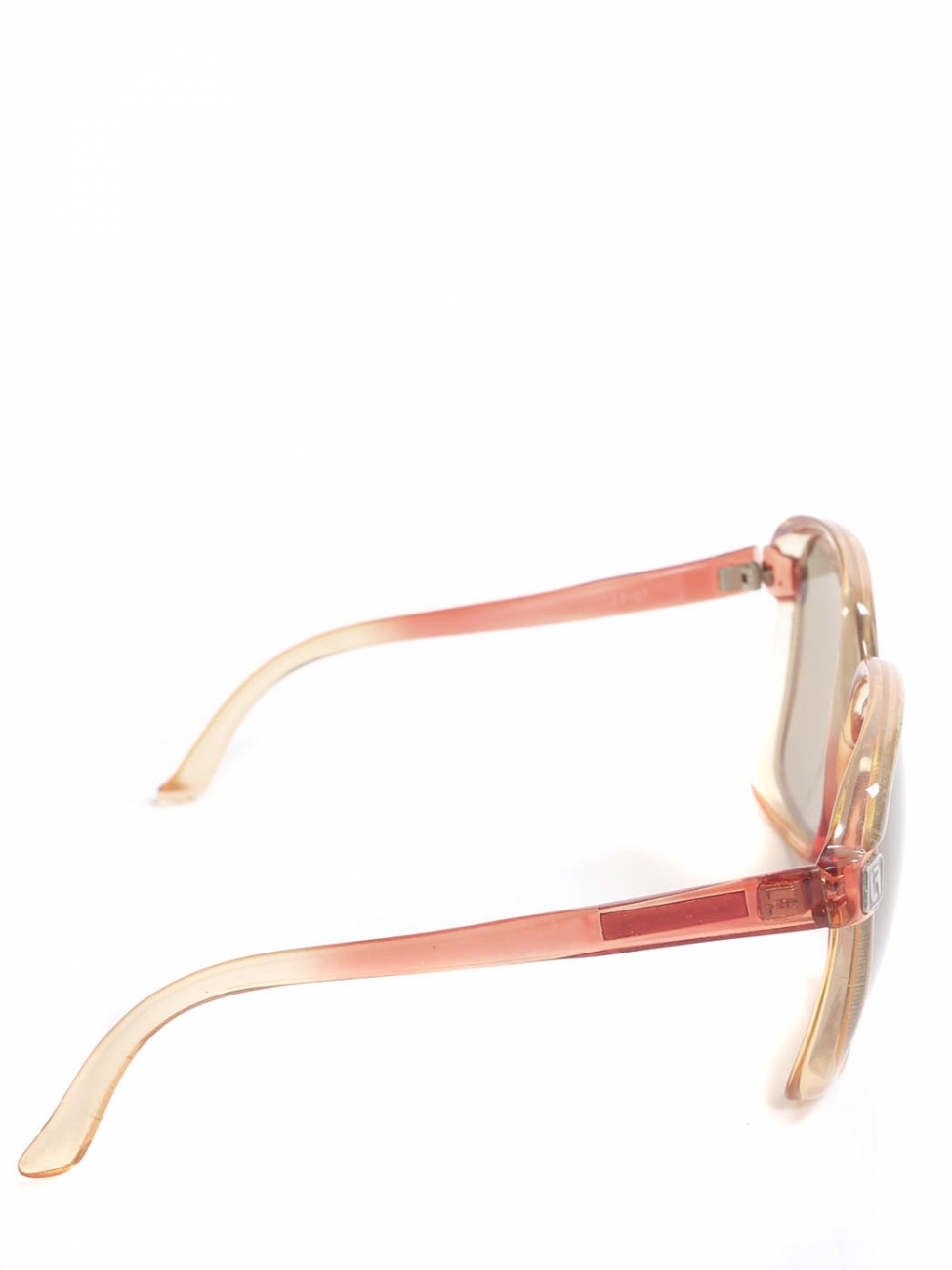 Boutique LOUIS FÉRAUD Red, orange, and yellow oversized sunglasses