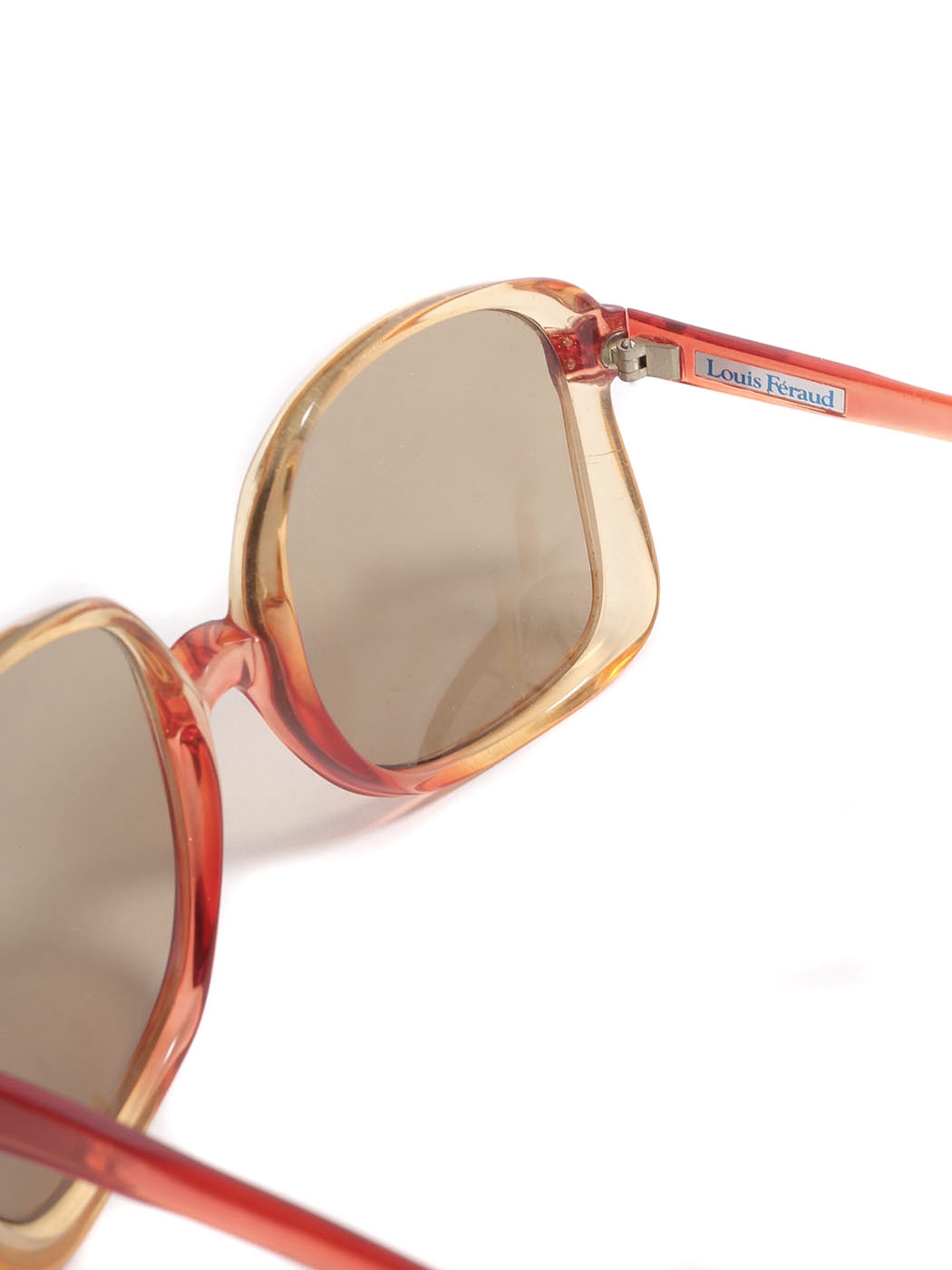 Boutique LOUIS FÉRAUD Red, orange, and yellow oversized sunglasses Retail  price 200€