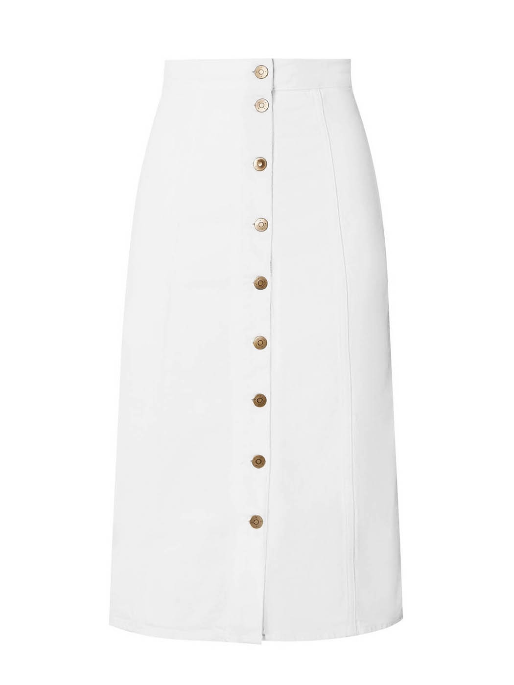 Nova White Denim Skirt | Jess Lea Boutique