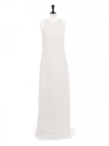 CALVIN KLEIN Maxi sleeveless dress with crossed straps in the back Retail Price €2000 Size 46