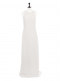 Robe longue sans manches grise avec détail croisé au dos Prix boutique 200€ Taille 46