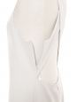 Robe longue sans manches grise avec détail croisé au dos Prix boutique 200€ Taille 46