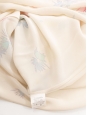 Pink floral print cream silk midi length slip dress Retail price €395 Size 40