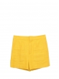 Short taille haute à poche en tweed jaune vif Prix boutique 590€ Taille 38