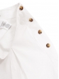 Short taille haute plissé à poche en lin blanc Prix boutique 240€ Taille 40