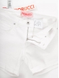 High waist mini white denim shorts Retail price €90 Size XXS