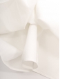 Robe patineuse blanc ecru bi matière Px boutique 400€ NEUVE Taille 34