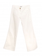 Kate Moss iconic white denim wide leg jeans Retail price €390 Size 36/38