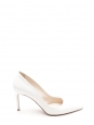 High heel white patent leather pumps Retail price €600 Size 39.5