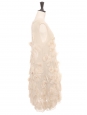 Ruffled cream silk organza wedding dress NEW Retail price €2500 Size 36