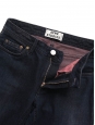 Jean skinny taille basse low burgundy bleu brut Prix boutique $290 Taille XS