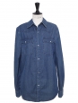 Chemise en jean bleu brut NEUVE Px boutique 180€ Taille M