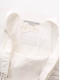 White denim Classic dungarees Retail price €840 Size 38