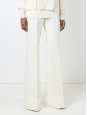 DAKOTA Ivory white wool blend crepe flared pants Retail price $910 Size 36/38