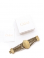 Bracelet en laiton multi-chaîne argent et médaillon Prix boutique 620€
