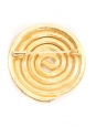 ORENA Paris gold swirl brooch
