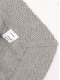 Pull poncho sans manche col roulé en maille de laine gris foncé Prix boutique 600€