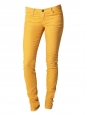 Amber yellow cotton slim fit jeans Retail price €170 Size XS