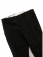 Pantalon droit en crêpe de laine noire Prix boutique 1200€ Taille 36