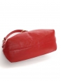 TRIFOLIO cherry red leather and gold lock shoulder bag Retail price €1550