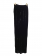 Camilla black velvet high waist track pants Retail price $770 Size XS