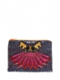 Neon glitter embellished clutch NEW Retail price €525
