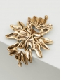 WILLOW Flower golden brass cuff bracelet Retail price €645 Size S