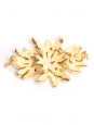 WILLOW Flower golden brass cuff bracelet Retail price €645 Size S