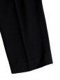 Midnight blue wool twill straight leg pants with pleat Retail price €425 Size 38/40