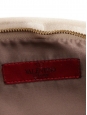 VALENTINO Beige ecru satin evening clutch bag Retail price $795