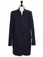 Manteau veste BRYCE en laine et cachemire bleu marine Prix boutique 1340€ Taille 36/38