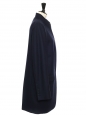 Manteau veste BRYCE en laine et cachemire bleu marine Px boutique 1340€ Taille 40
