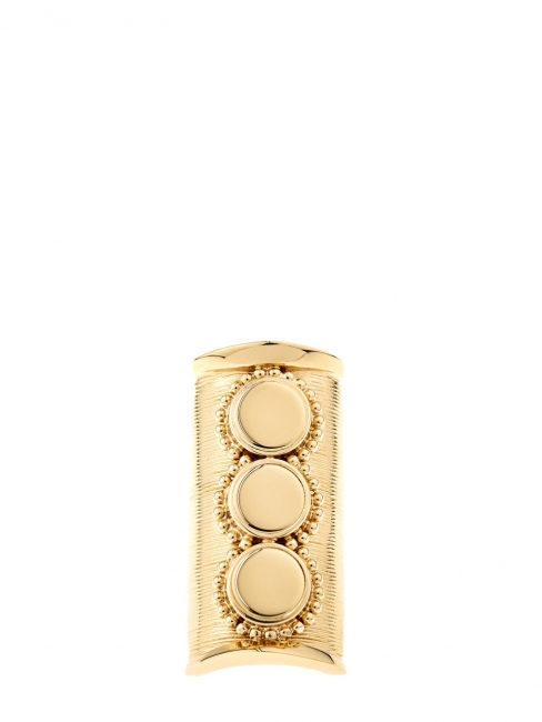 DJILL Gold-tone brass textured ring Retail price  $440 Size 56