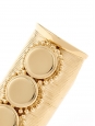 DJILL Gold-tone brass textured ring Retail price €300 Size S