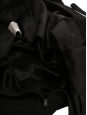 VERA MONT FRANCE Robe longue en crêpe noir décolleté coeur et dos nu Taille 42