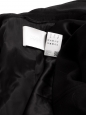 Manteau long ceinturé en laine vierge noir Prix boutique 650€ Taille 36