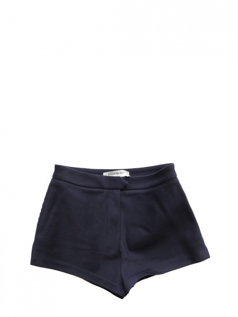 Navy blue cotton mini shorts Retail price €650 Size XS