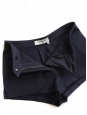Mini short en coton bleu marine Prix boutique 650€ Taille XS